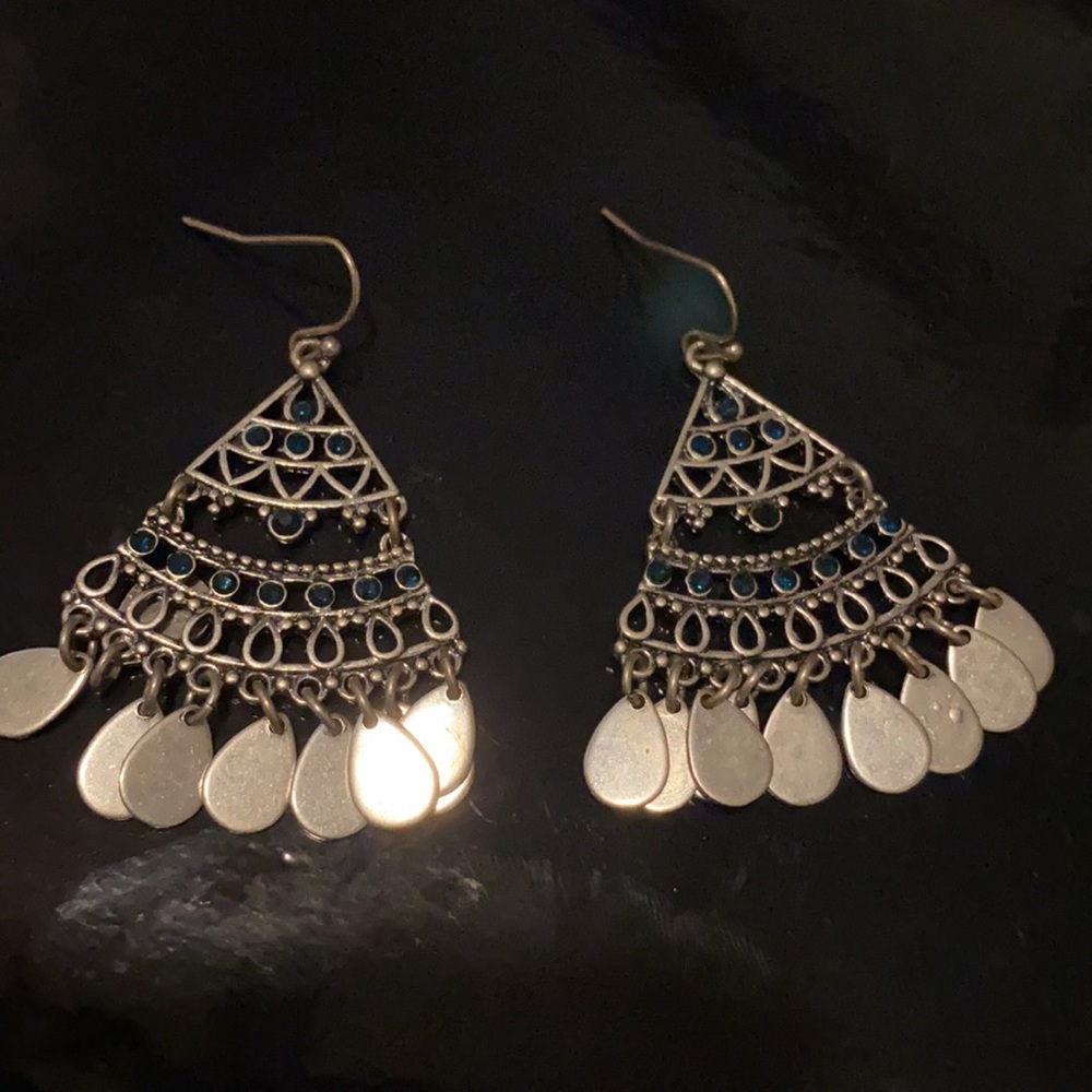 Silver plated  earring
